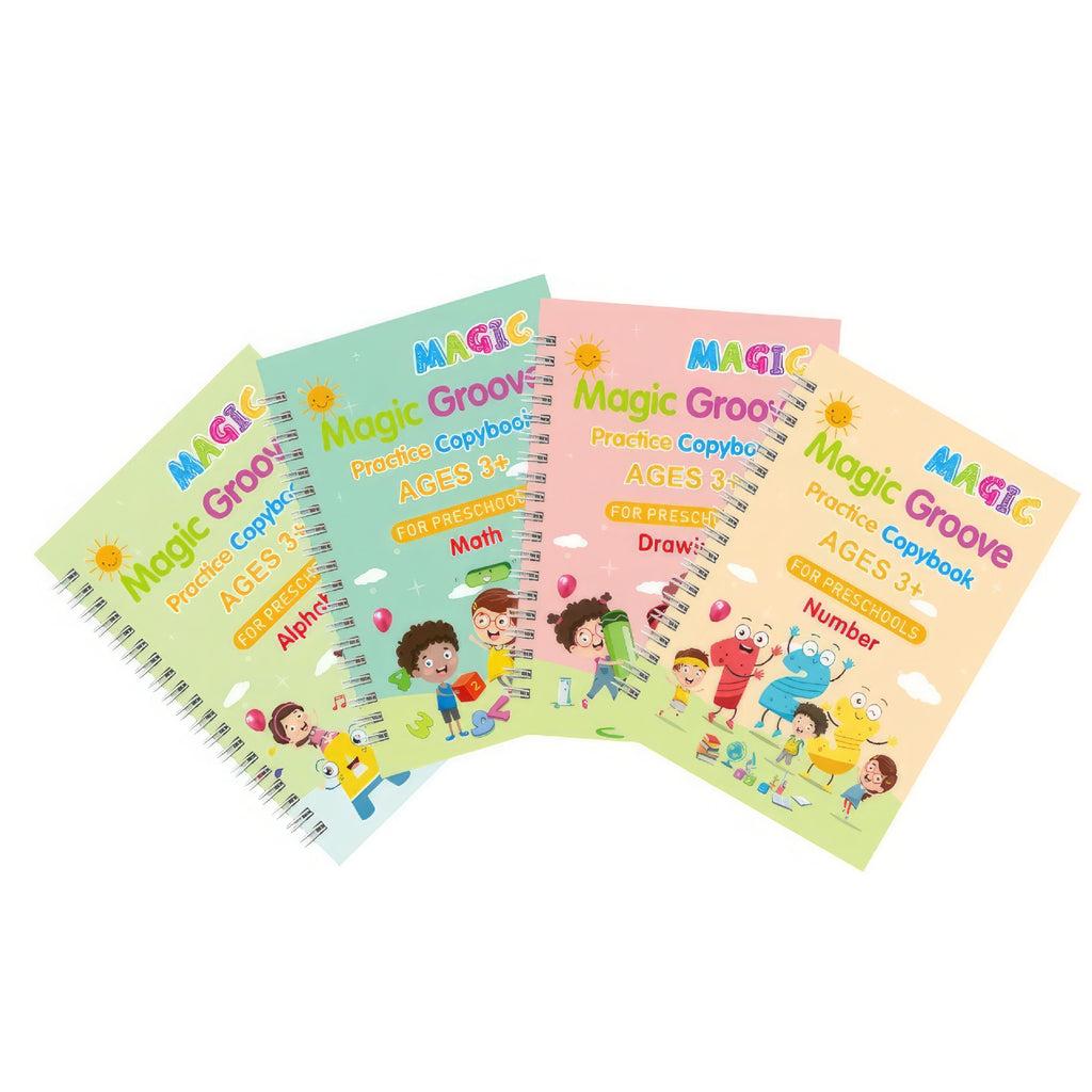 🌈KIT 4 LIBROS CALIGRAFIA TINTA MAGICA🌈